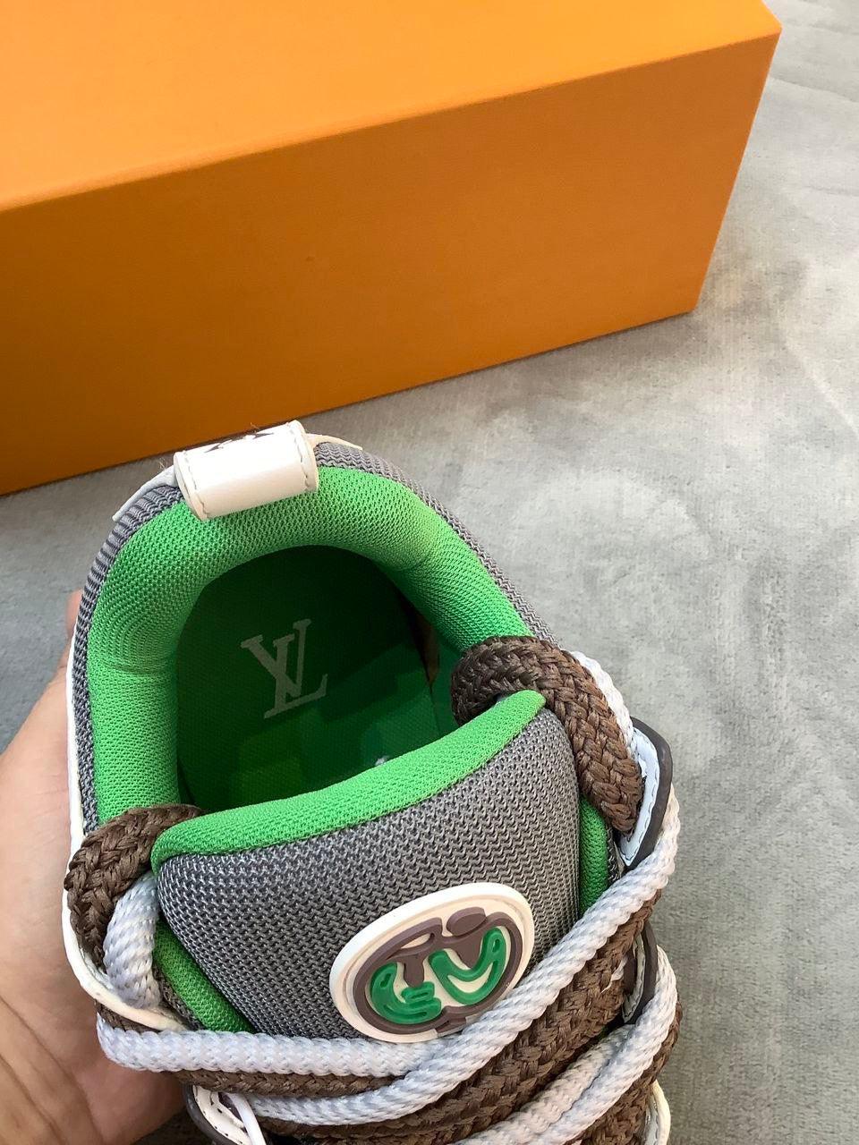 LV Skate Snekers Gri & Yeşil - Glimmer of Luxury