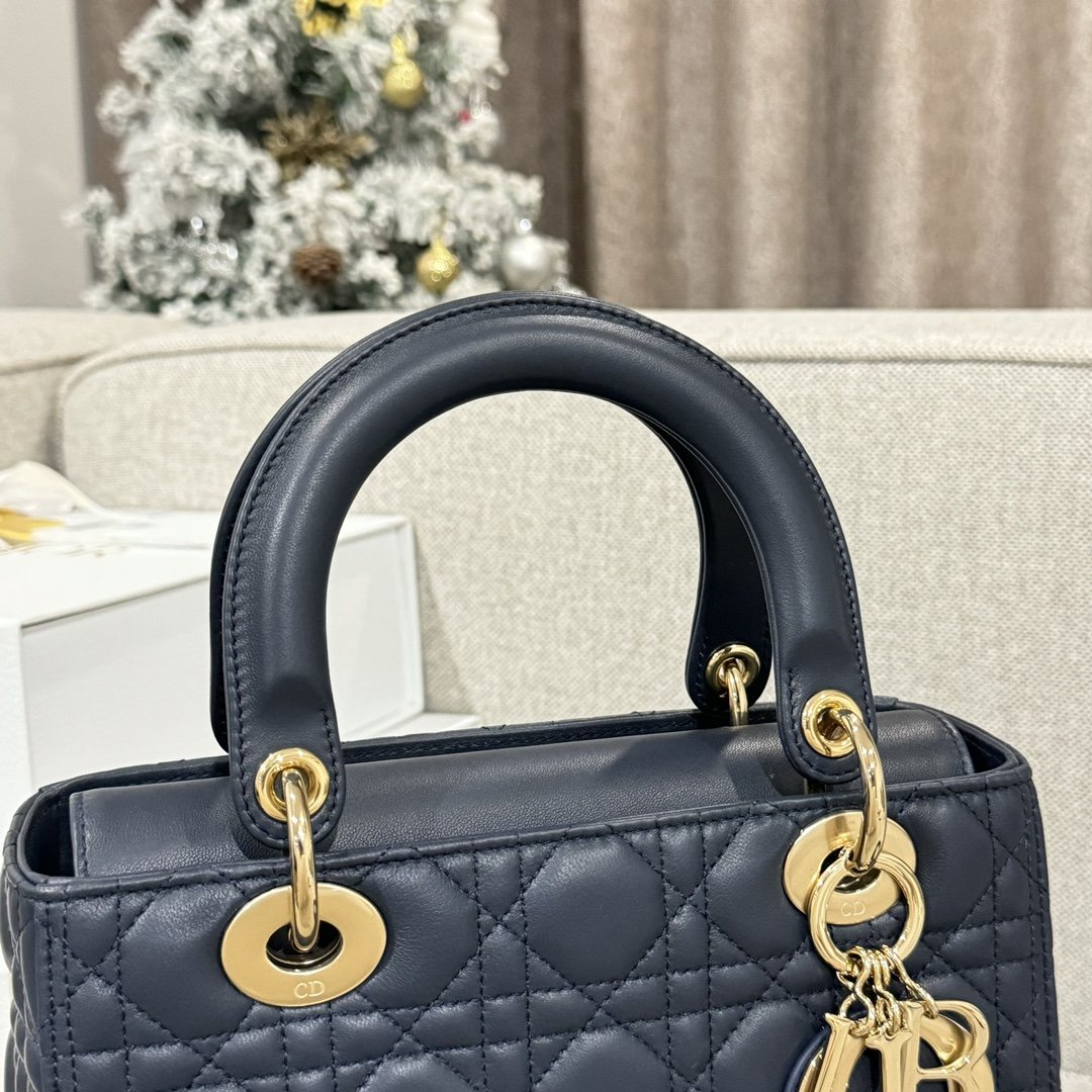 Lady Dior 24 Koyu Mavi