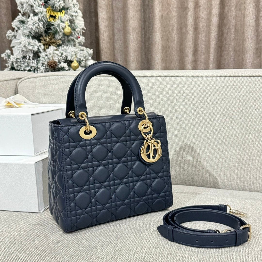 Lady Dior 24 Koyu Mavi