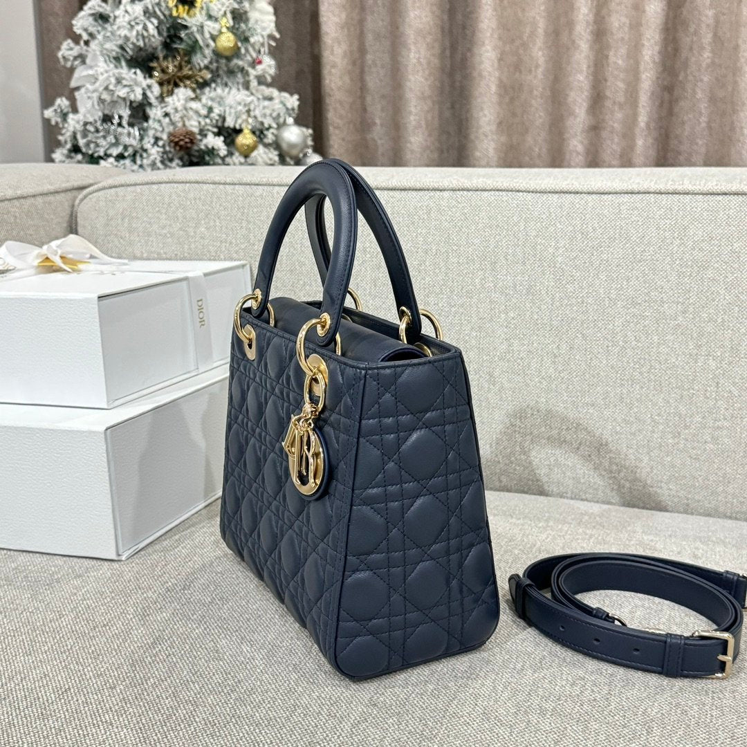 Lady Dior 24 Koyu Mavi