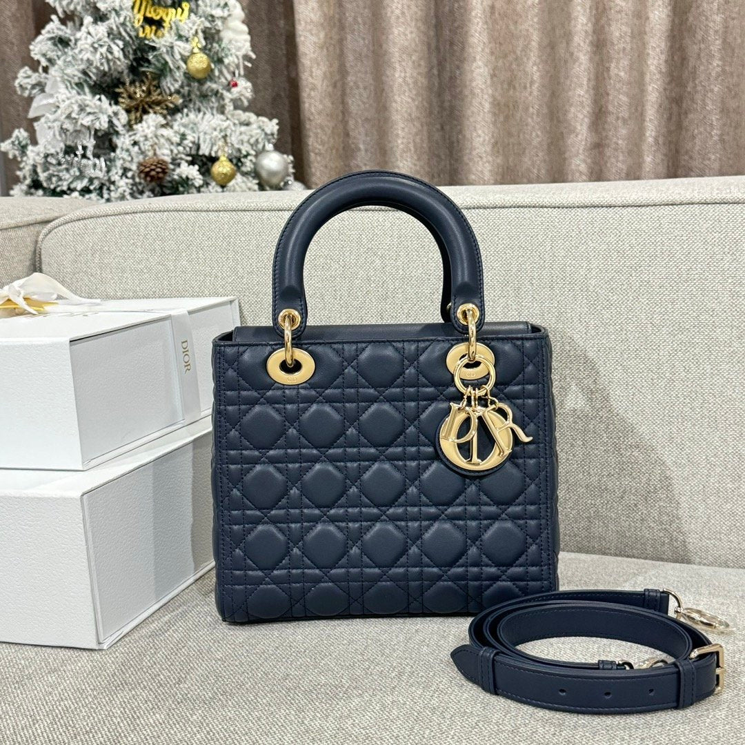 Lady Dior 24 Koyu Mavi