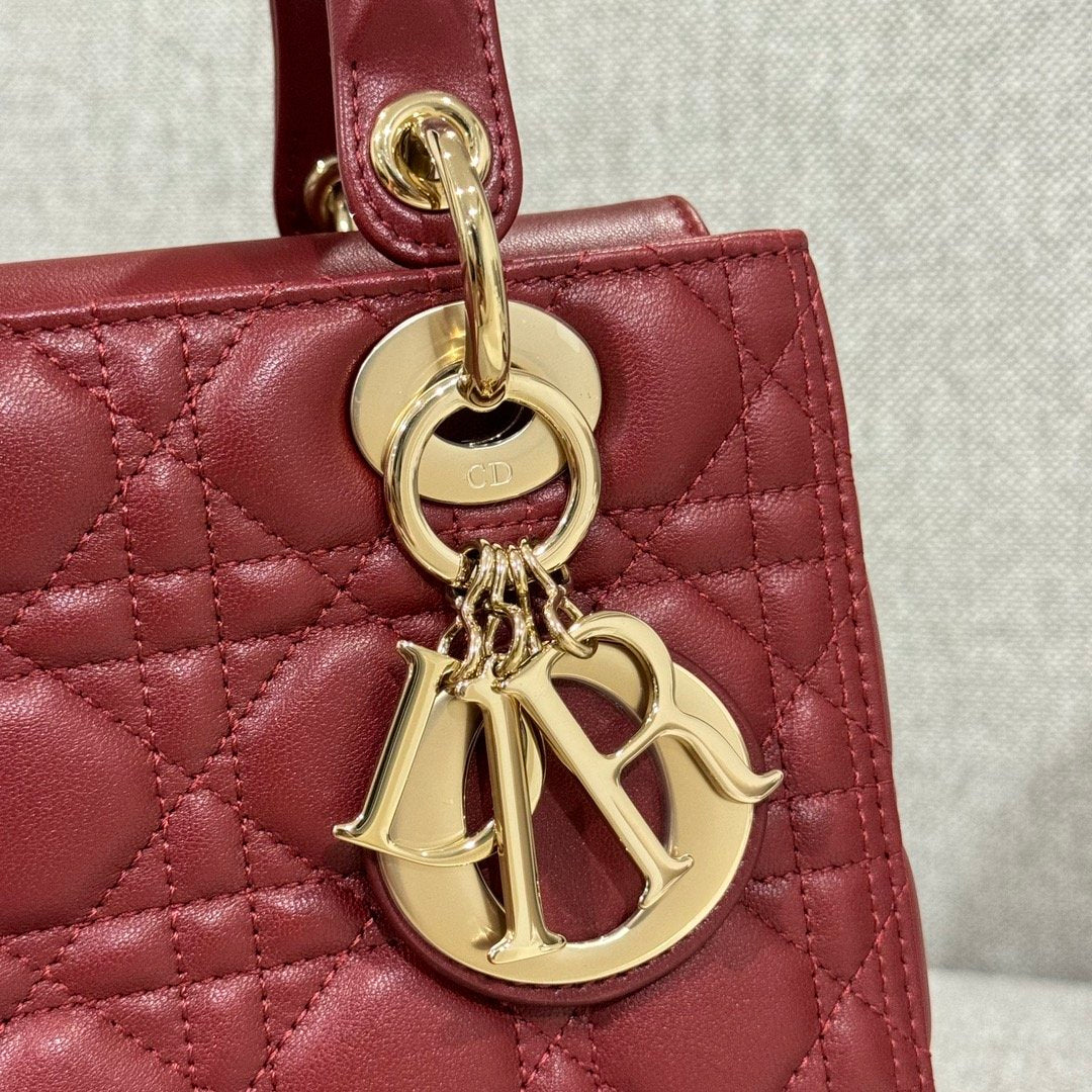 Lady Dior 24 Bordo