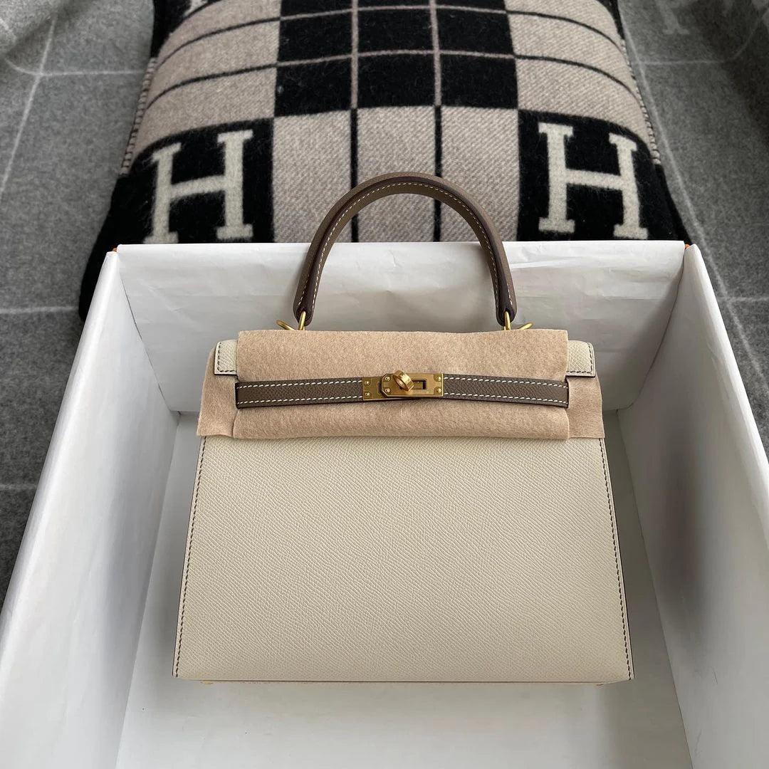 Hermès Kelly 25 Craie