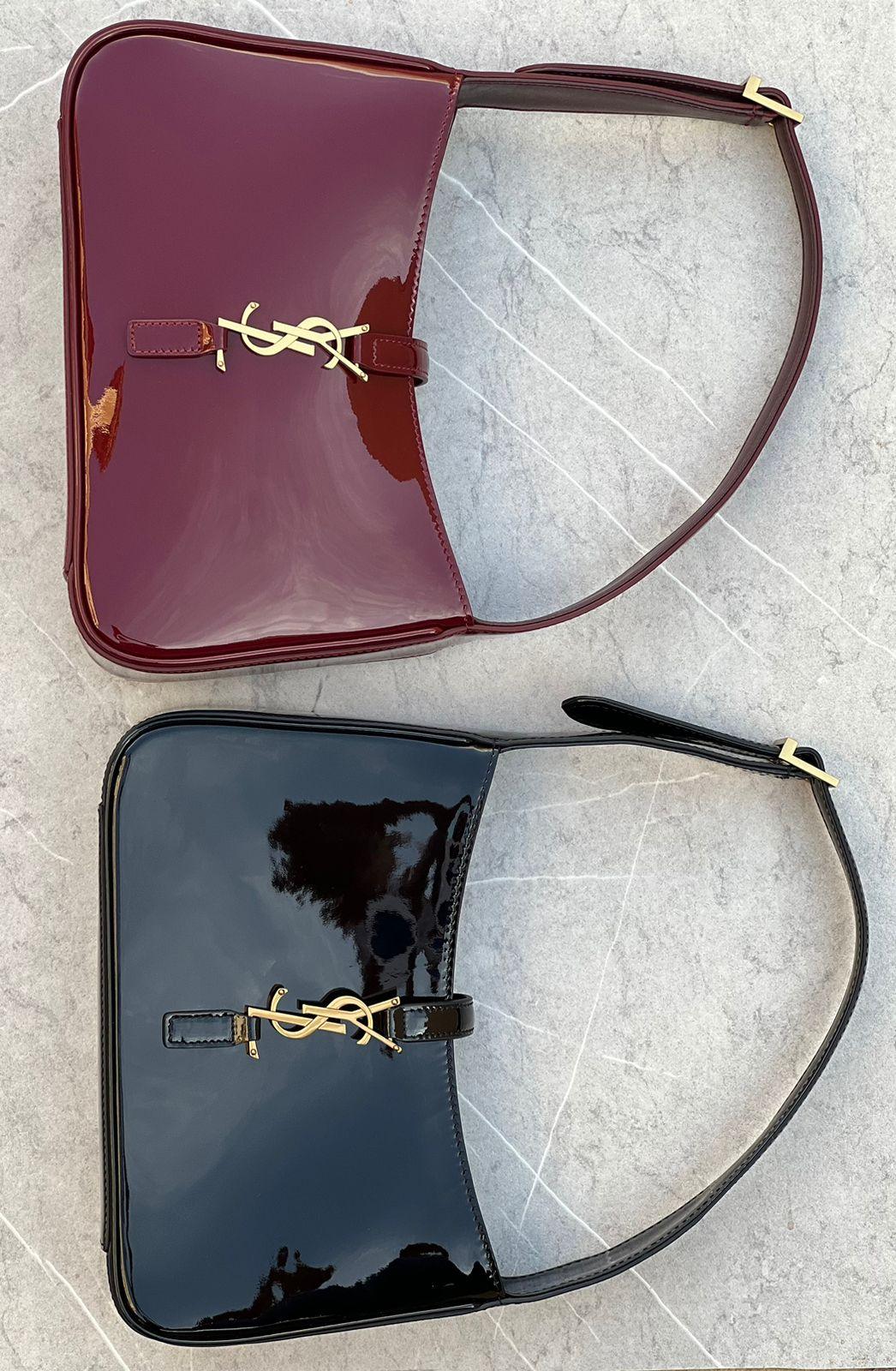 YSL Le 5 A Pürüzsüz Deri Hobo Çanta - Glimmer of Luxury