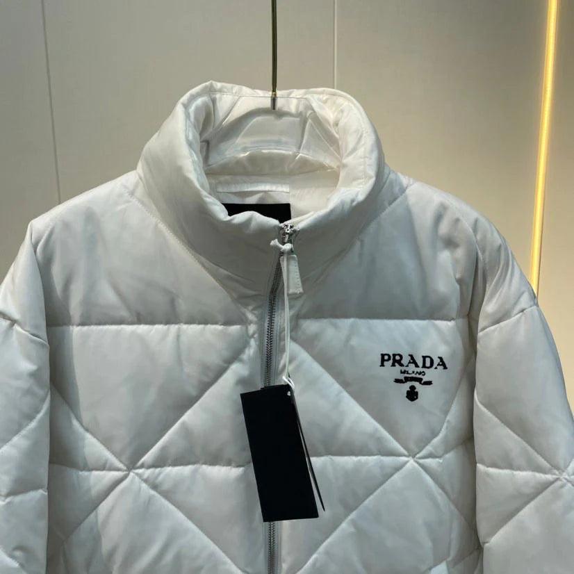 Prada Re-Naylon Kaz Tüyü Mont - Glimmer of Luxury