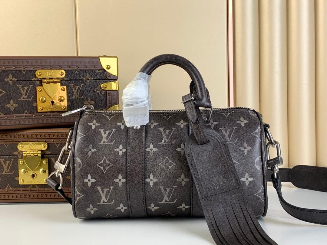 Louis Vuitton M11595 Keepall Bandoulière 25 Fırçalı Monogram Çanta