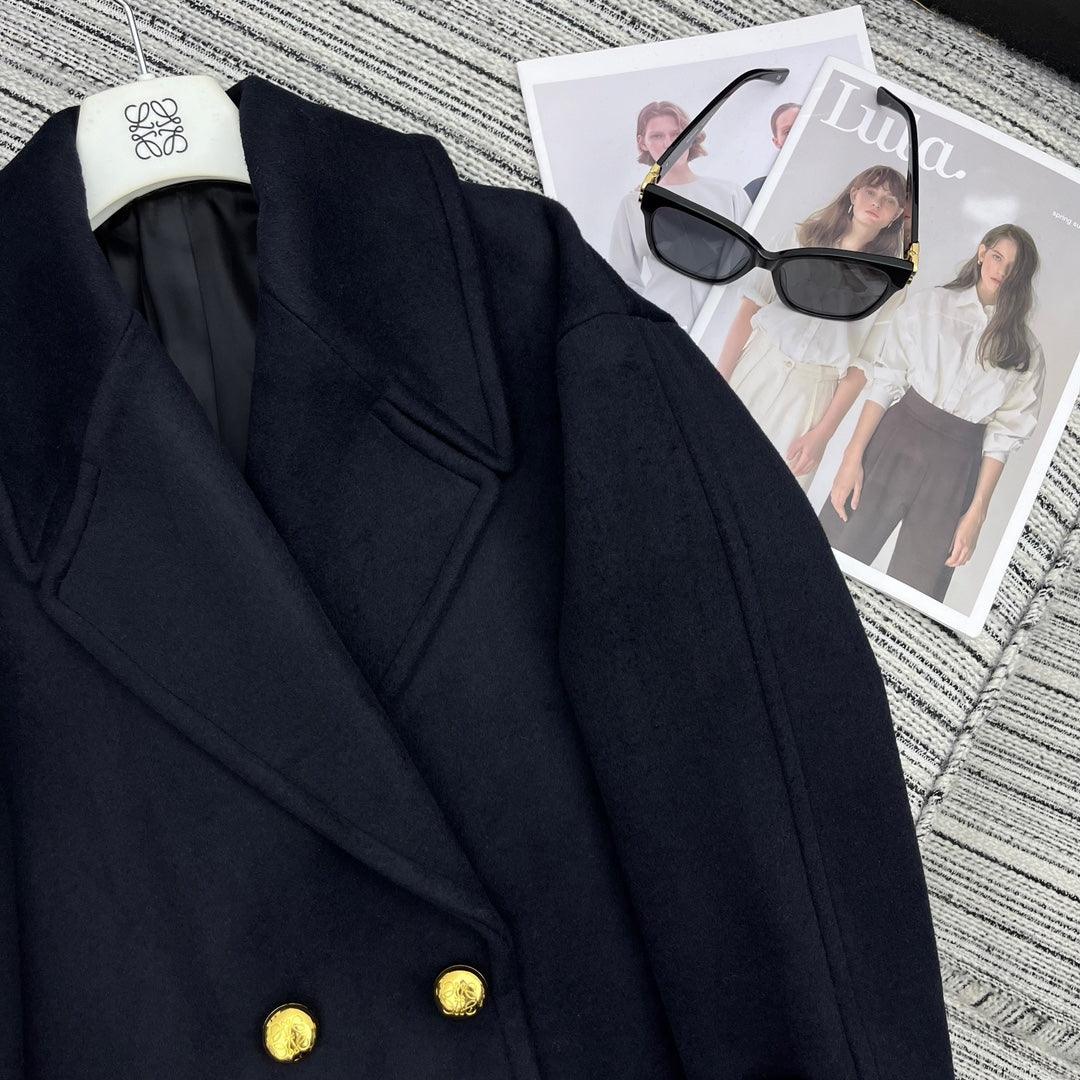 loewe wool coat jacket