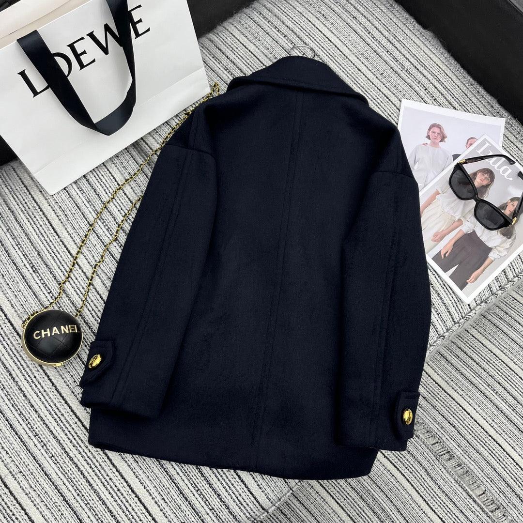 loewe wool coat jacket