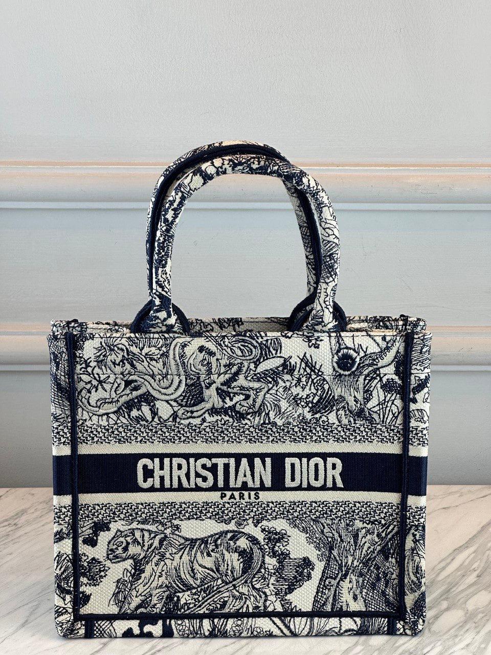 Christian Dior Mavi Book Tote Orta