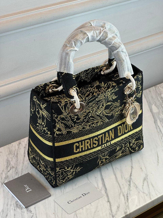 Christian Dior Lady Orta Siyah D-Lite Çanta