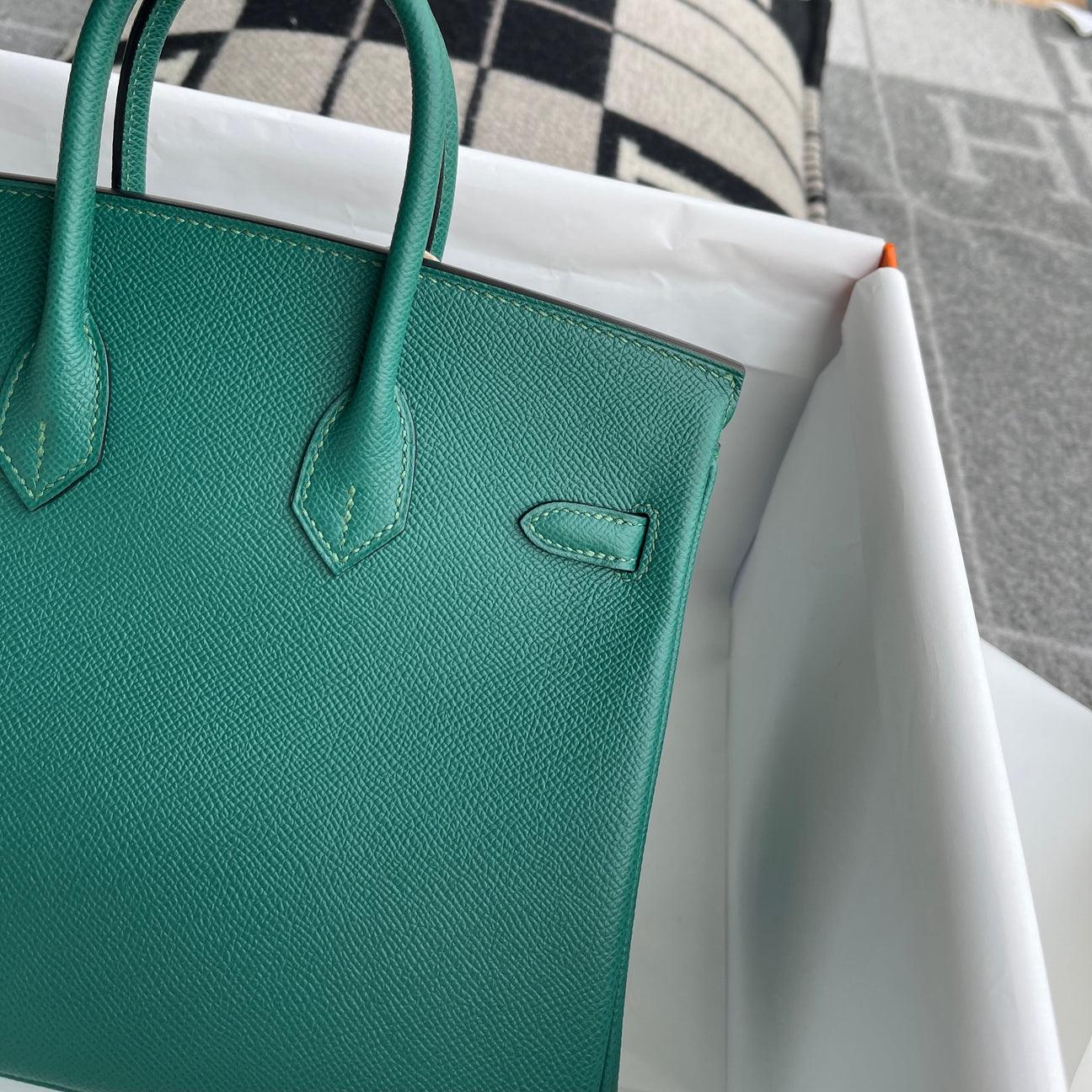 Hermès Birkin 25 Togo Deri Malakit Paladyum Donanımlı (PHW)