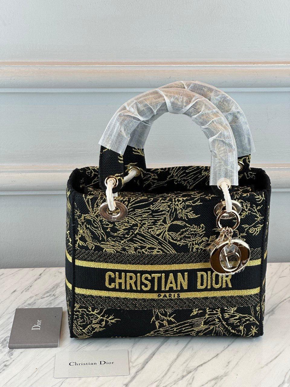 Christian Dior Lady Orta Siyah D-Lite Çanta