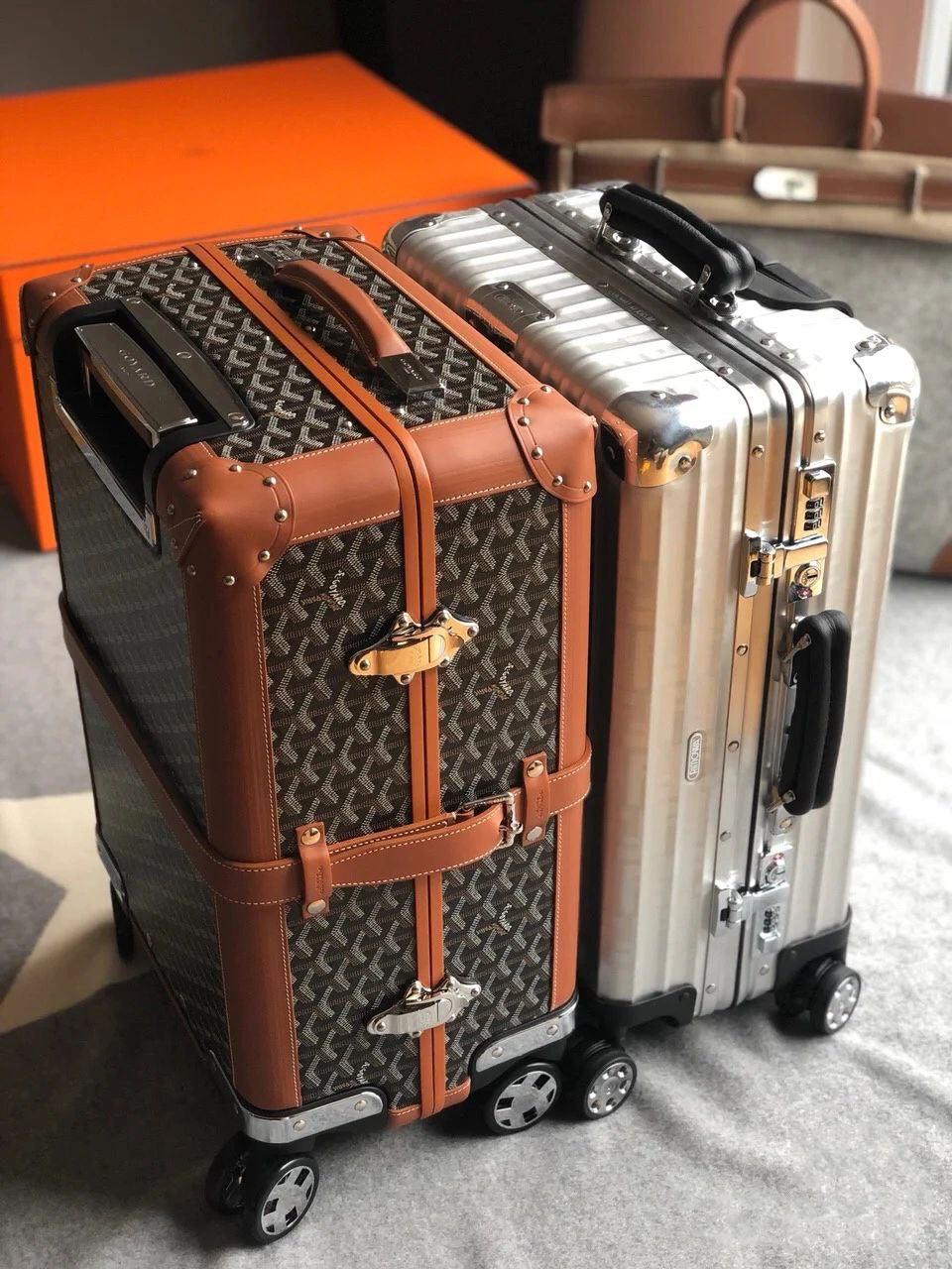 Goyard Bourget PM Seyahat Çantası Siyah & Ten Rengi - Glimmer of Luxury