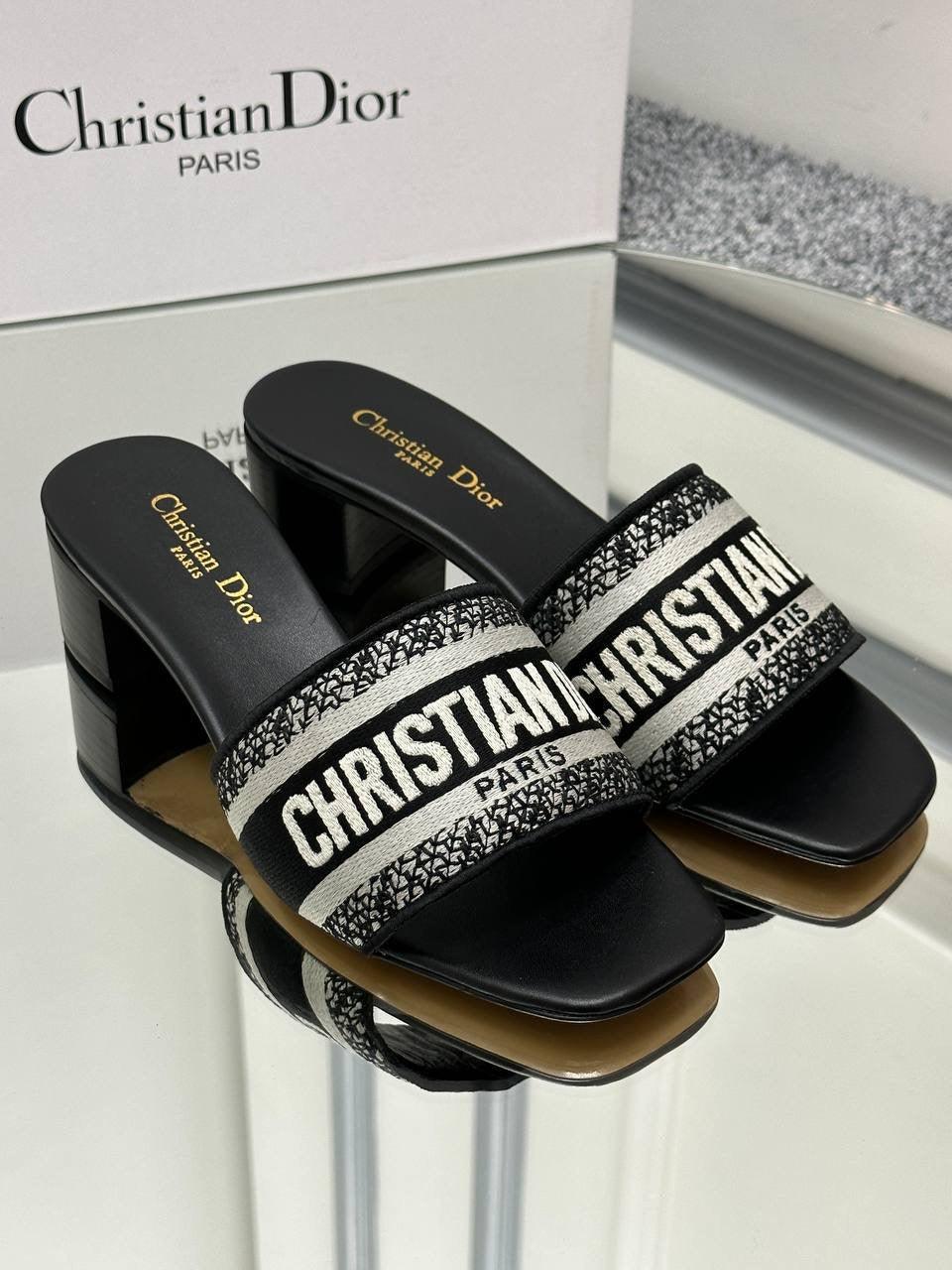 Christian Dior Dway Mule Sandals - Glimmer of Luxury