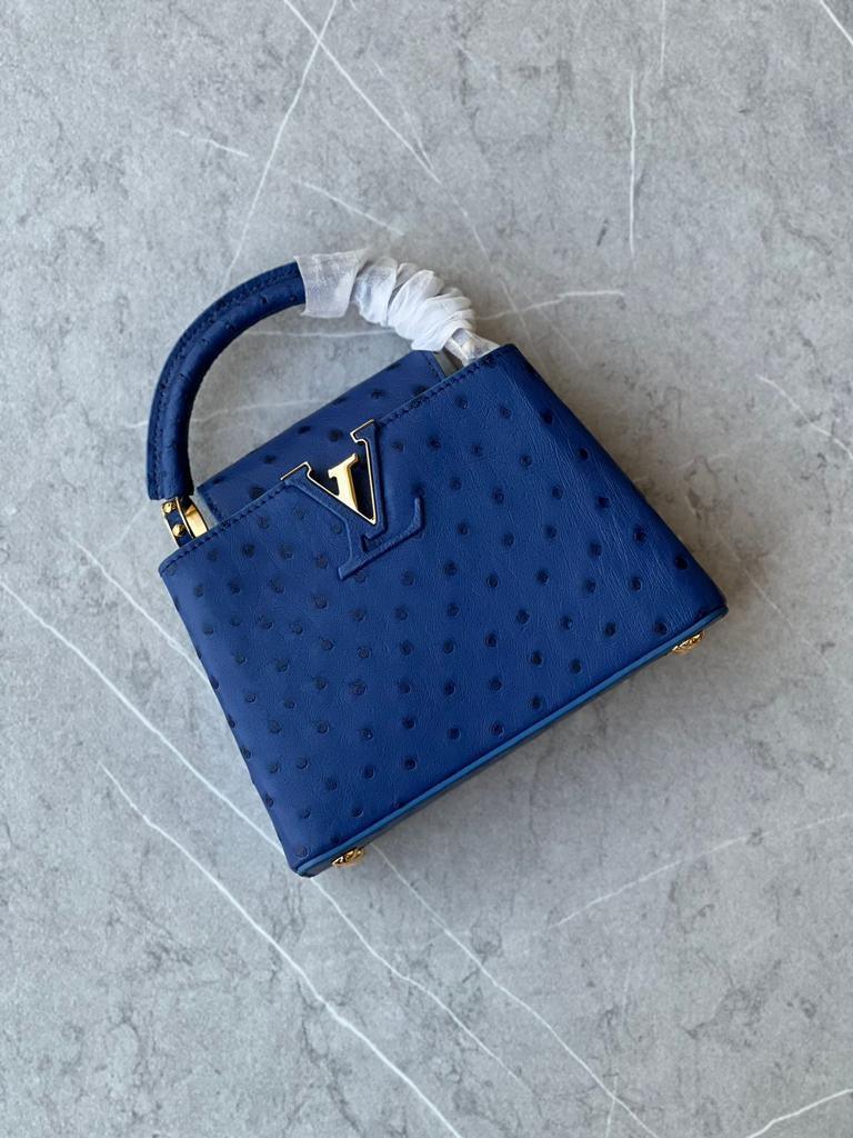 LV Capucines Deve Kuşu Derisi Çanta - Glimmer of Luxury