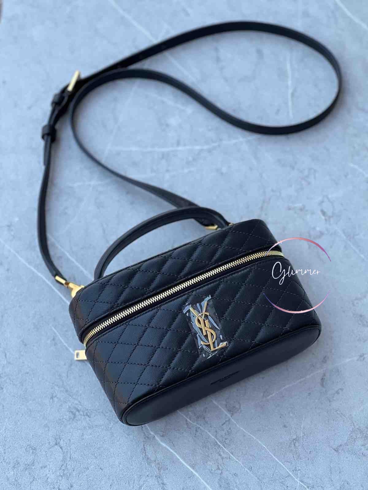 Kuzu Derisi YSL Gaby Mini Makyaj Çantası - Glimmer of Luxury