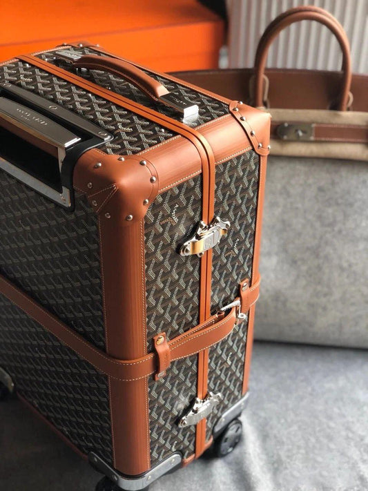 Goyard Bourget PM Seyahat Çantası Siyah & Ten Rengi - Glimmer of Luxury