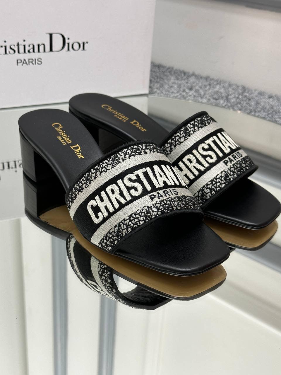 Christian Dior Dway Mule Sandals - Glimmer of Luxury