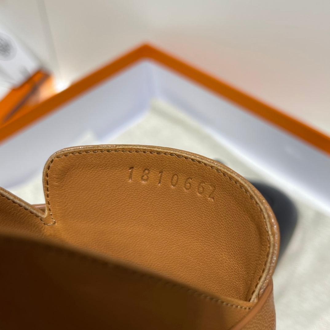 Hermès Oz Paladyum Donanımlı Altın ve Siyah Mules (PHW) - Glimmer of Luxury