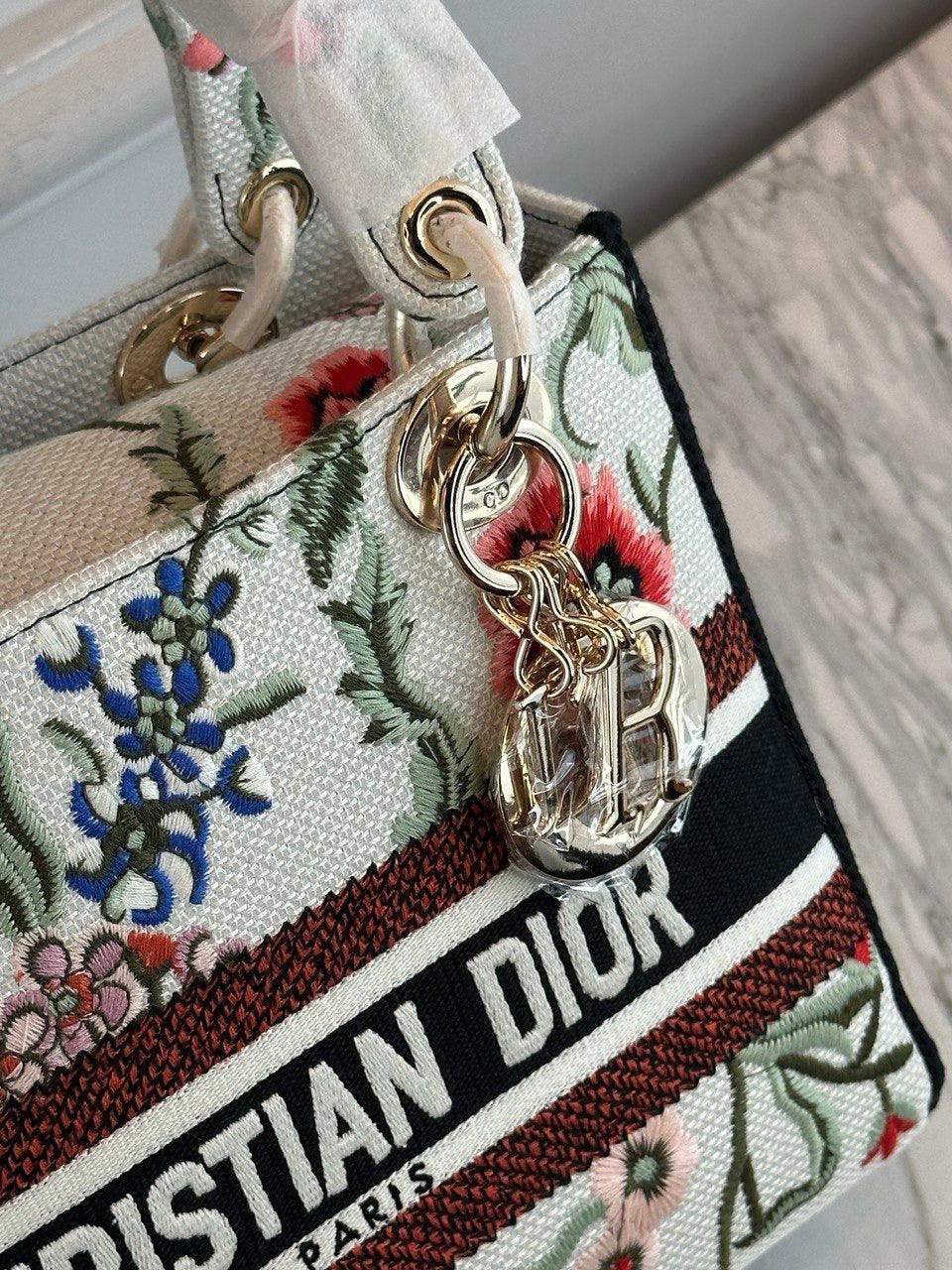 Christian Dior Lady Orta Krem D-Lite Çanta