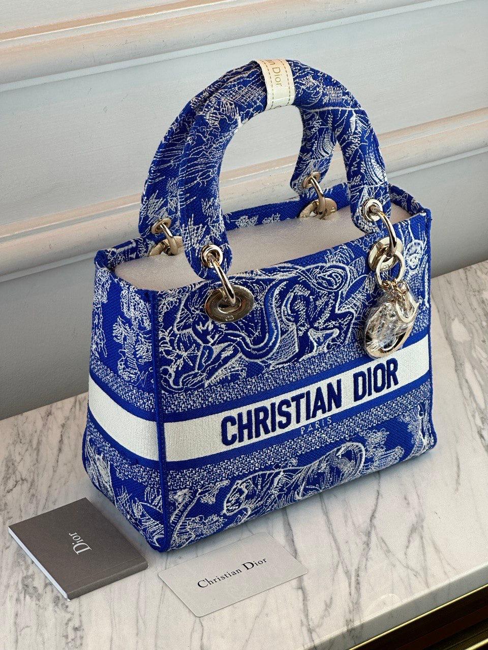 Christian Dior Lady Orta Krem D-Lite Çanta