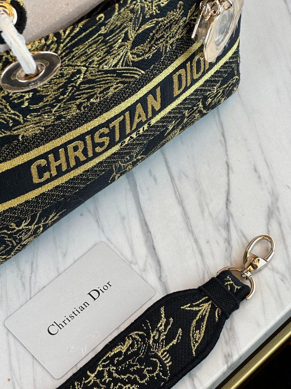 Christian Dior Lady Orta Siyah D-Lite Çanta