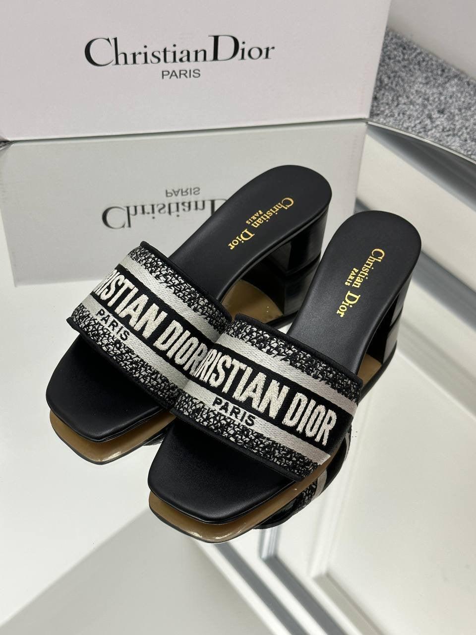 Christian Dior Dway Mule Sandals - Glimmer of Luxury