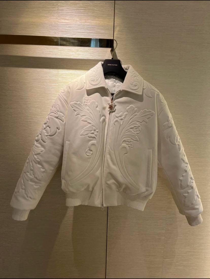 LV Ornaments Leather Blouson - Glimmer of Luxury