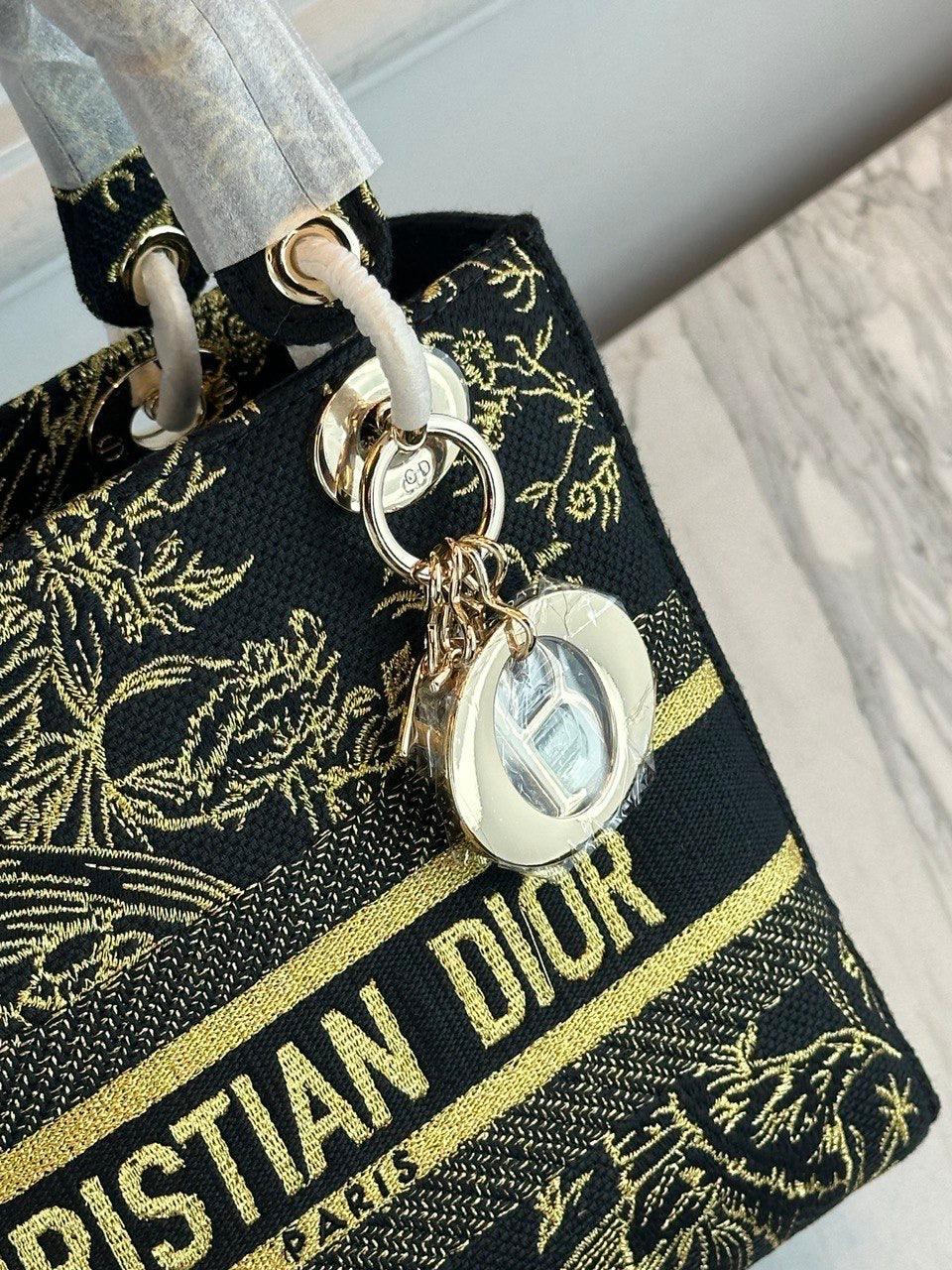 Christian Dior Lady Orta Siyah D-Lite Çanta