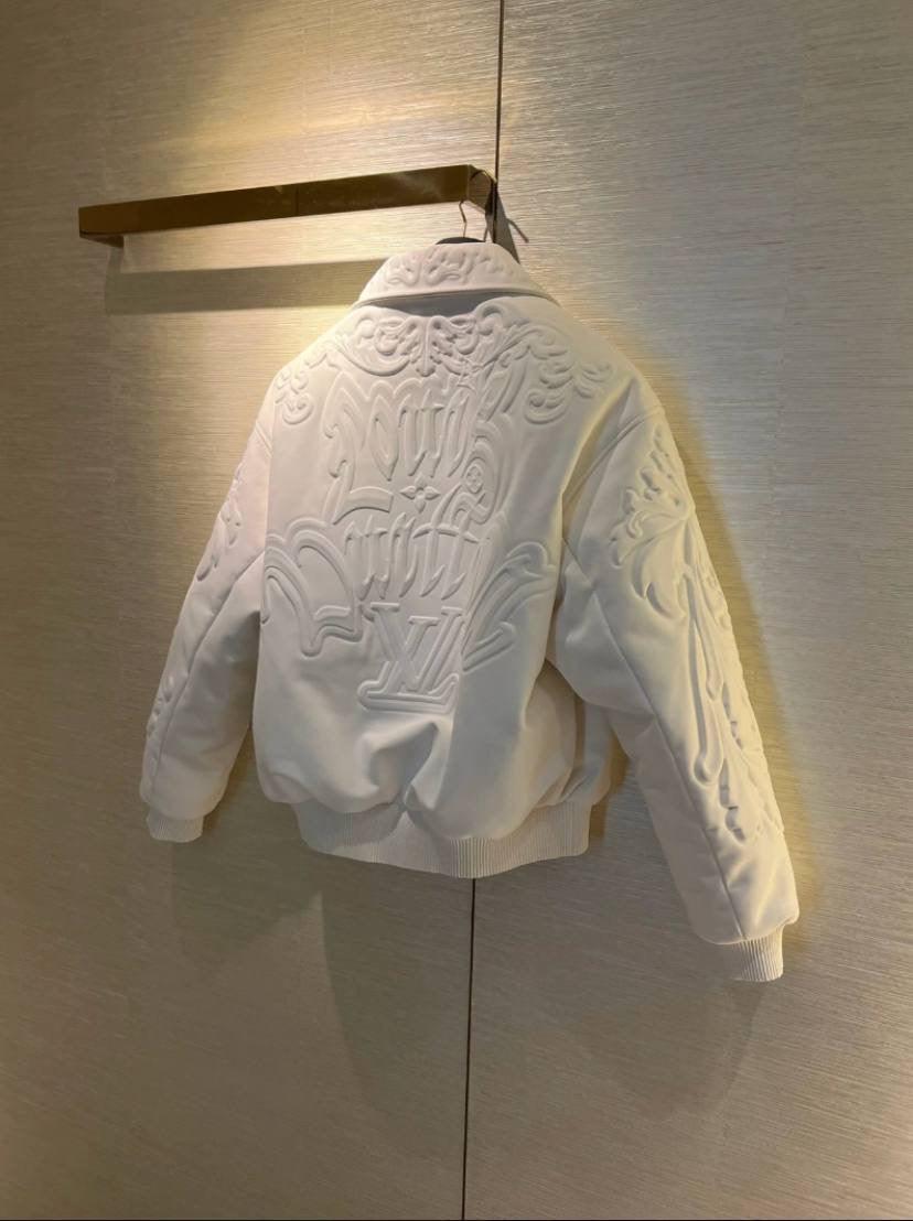 LV Ornaments Leather Blouson - Glimmer of Luxury