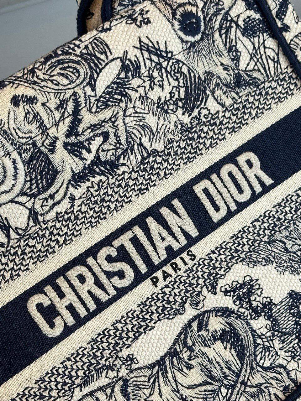 Christian Dior Mavi Book Tote Orta