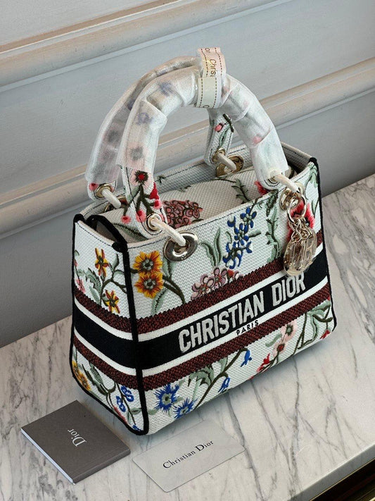 Christian Dior Lady Orta Krem D-Lite Çanta