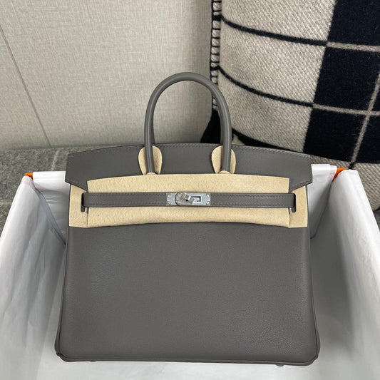 Hermès Birkin 25 Togo Deri Kalay Paladyum Donanımlı (PHW)