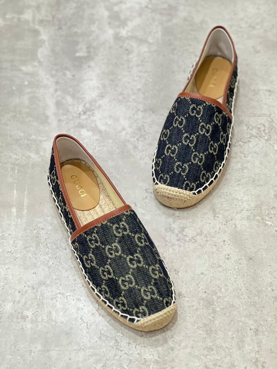 Gucci GG Logo Canvas Espadriller - Glimmer of Luxury