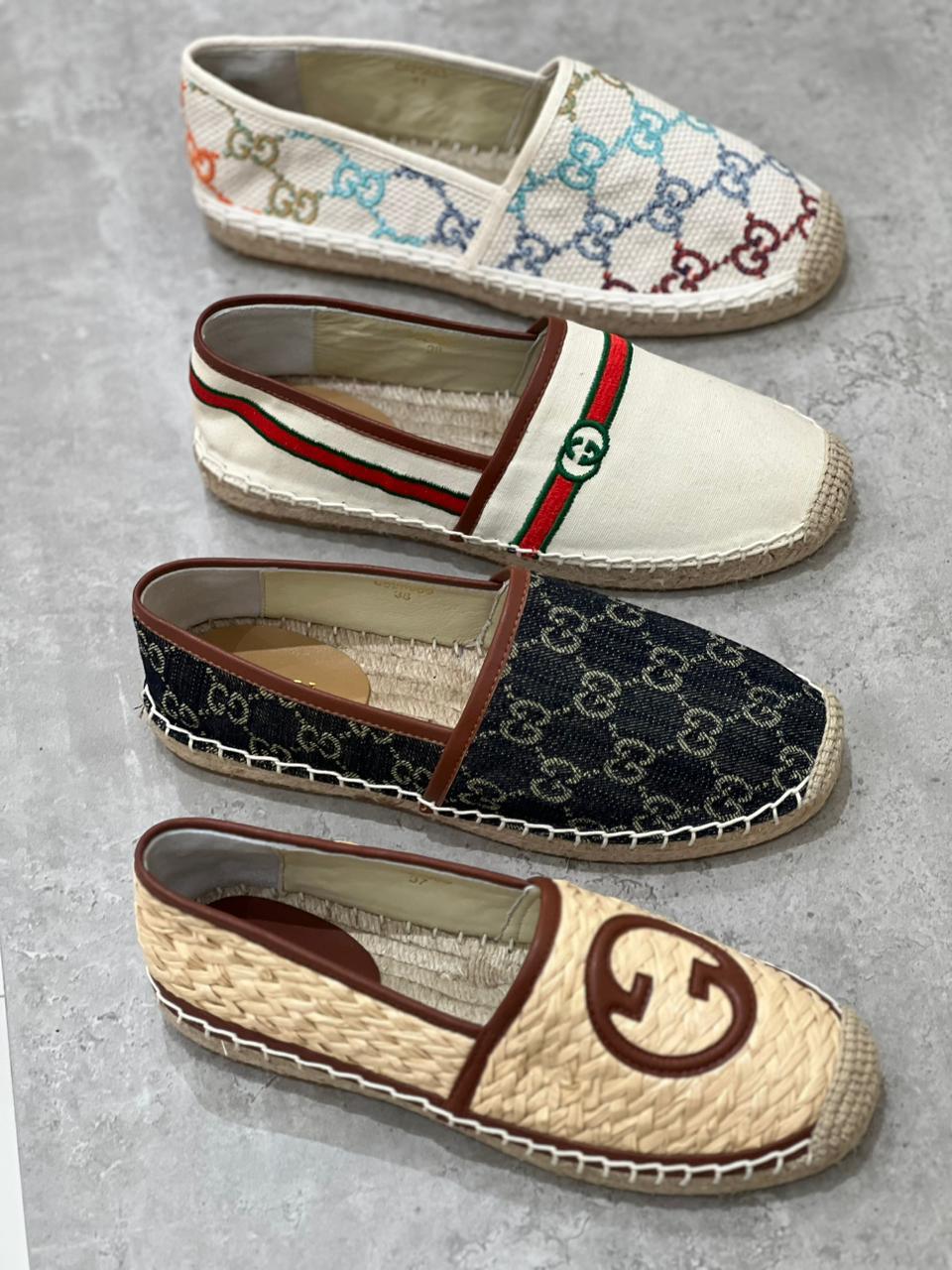 Gucci GG Logo Canvas Espadriller - Glimmer of Luxury