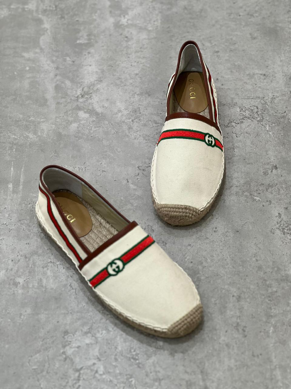 Gucci GG Logo Canvas Espadriller - Glimmer of Luxury