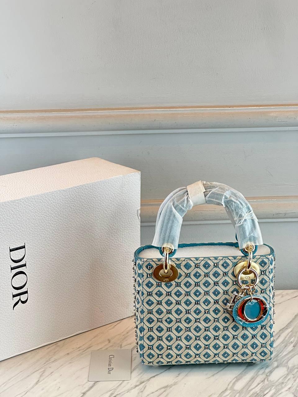 Christian Dior Lady Bag Taş Desenli - Glimmer of Luxury