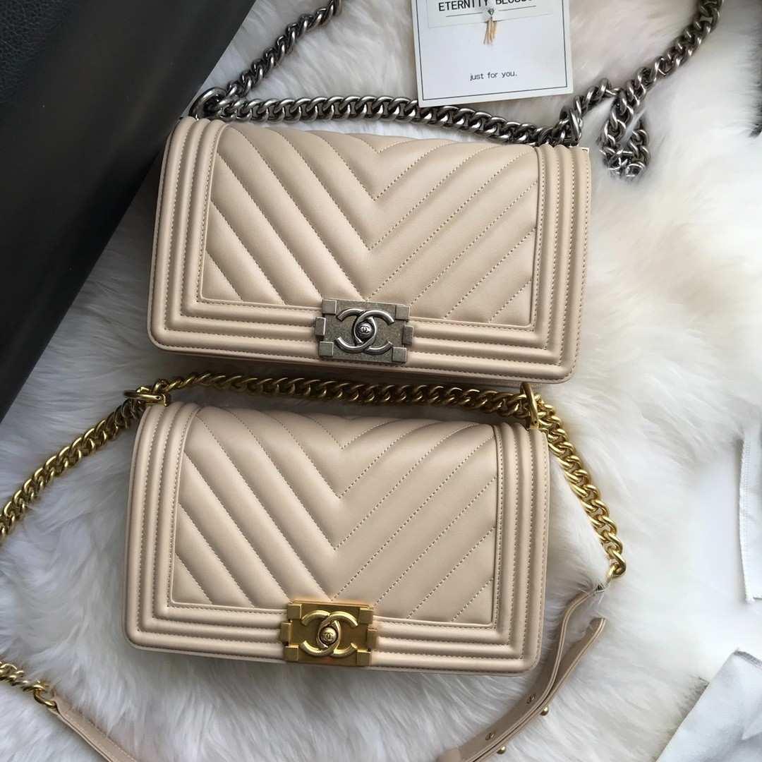 Chanel Leboy Havyar Deri Çantalar 25cm Çoklu Model