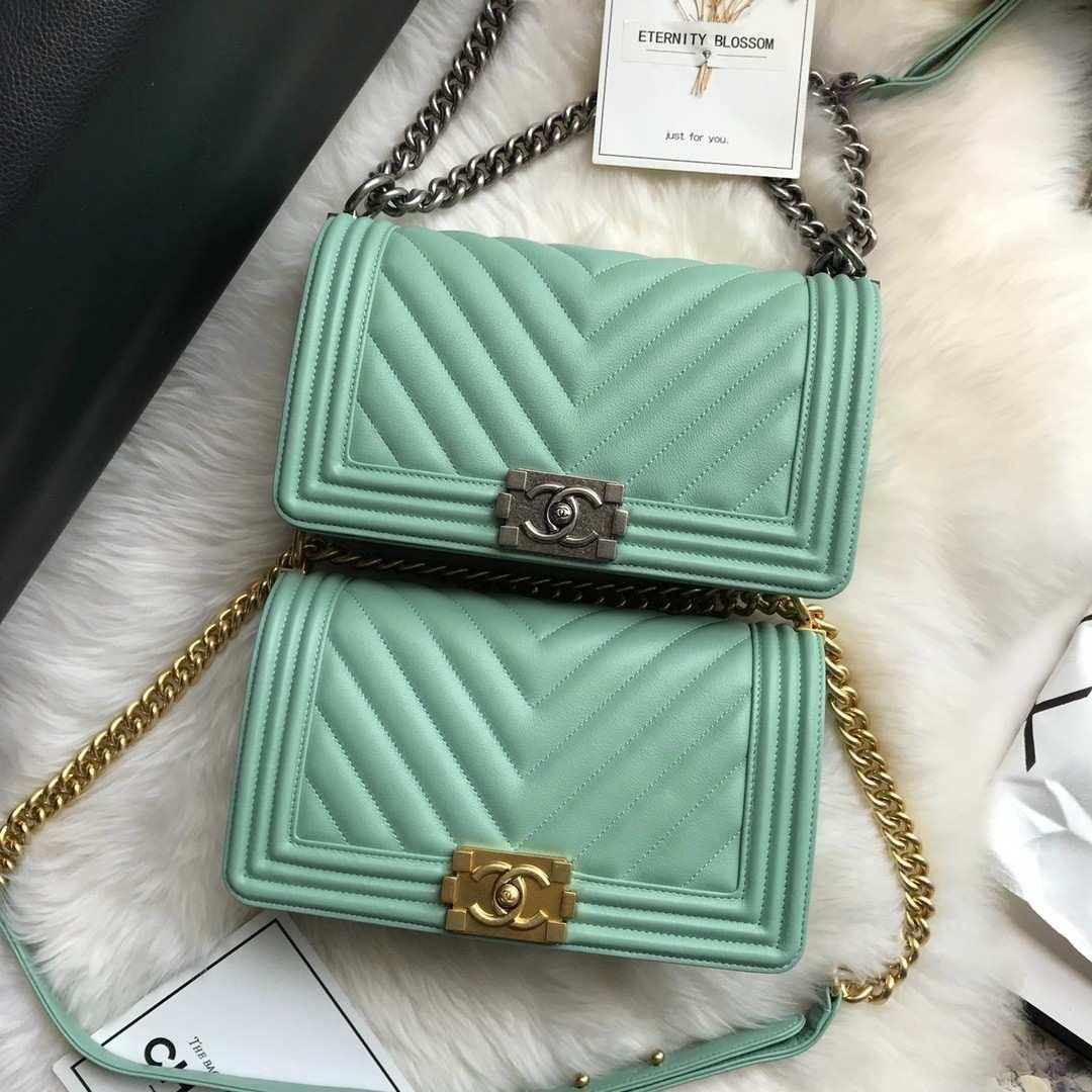 Chanel Leboy Havyar Deri Çantalar 25cm Çoklu Model