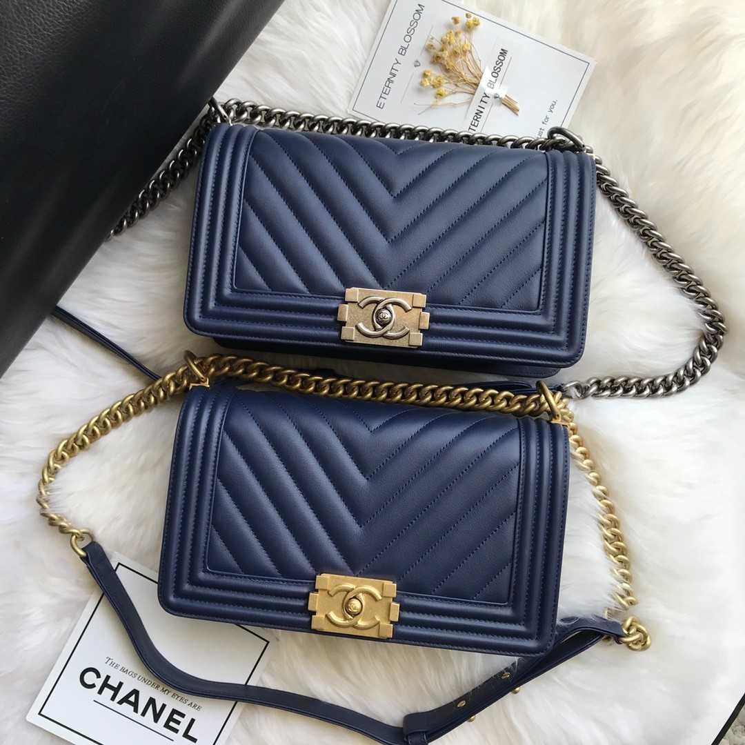 Chanel Leboy Havyar Deri Çantalar 25cm Çoklu Model