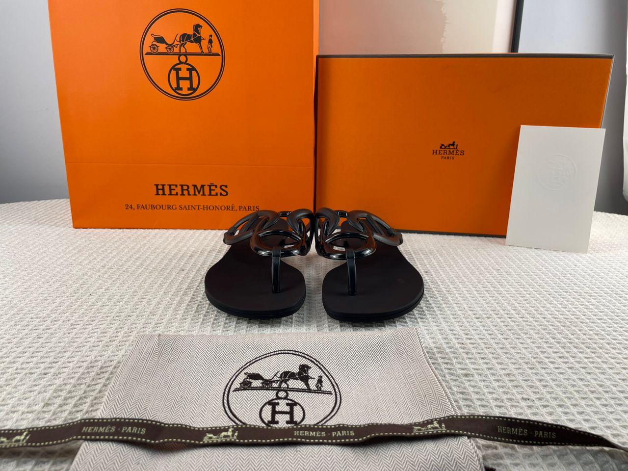 Hèrmes Egerie Sandals Black