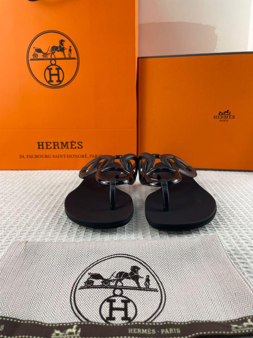 Hèrmes Egerie Sandals Black