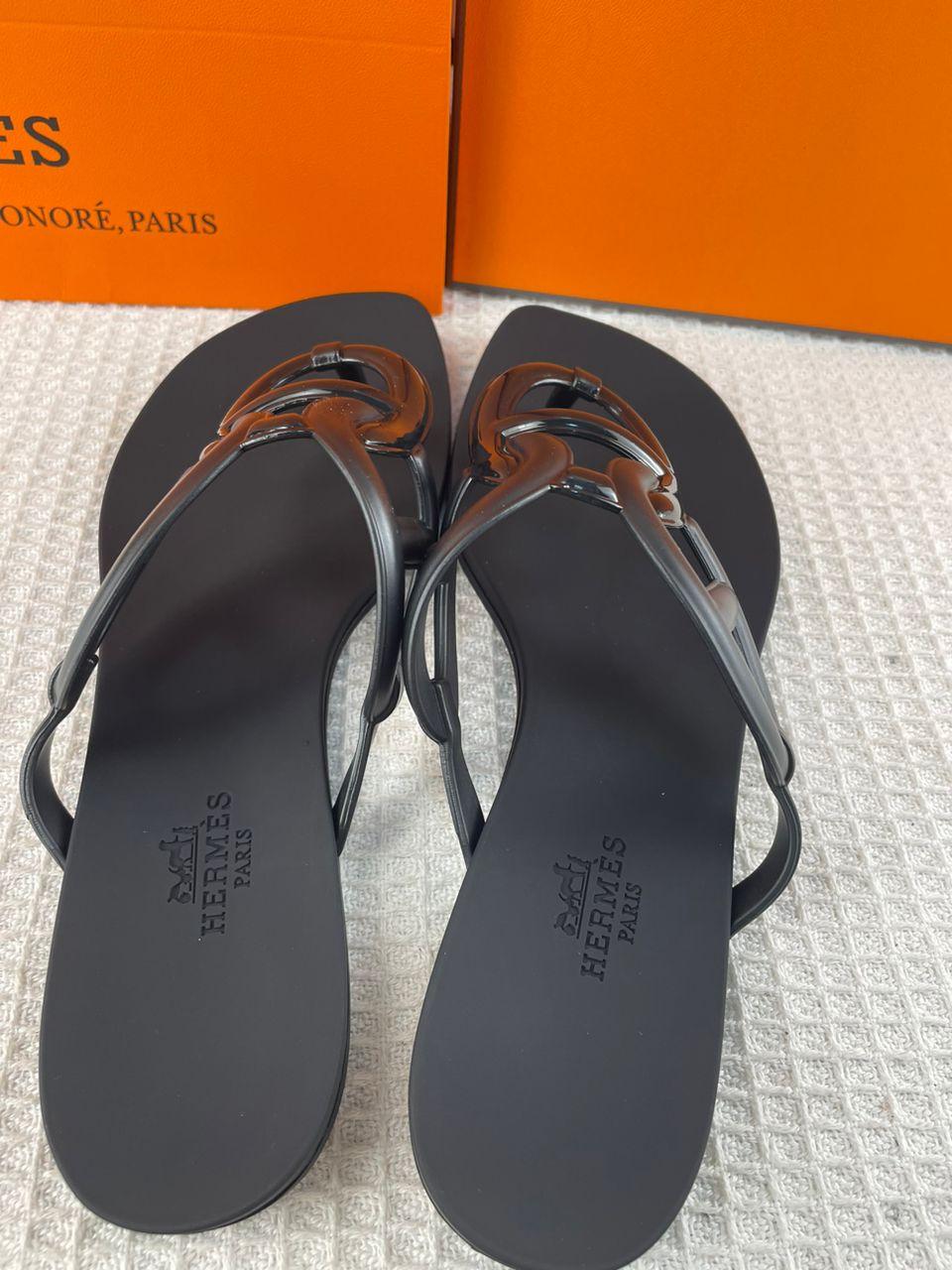 Hèrmes Egerie Sandals Black