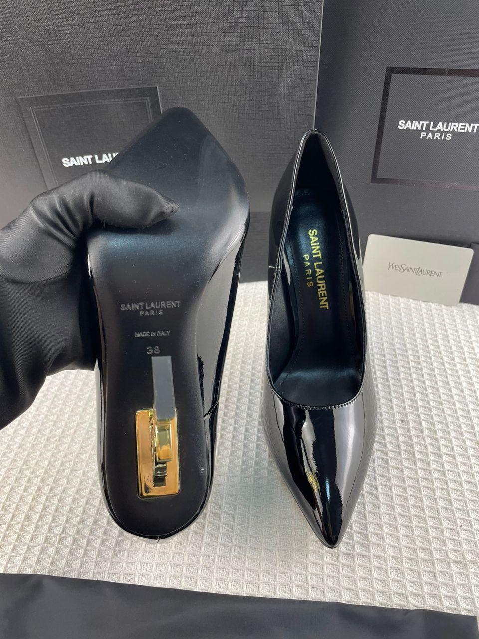 YSL Opium Patent Leather Heeled Shoes