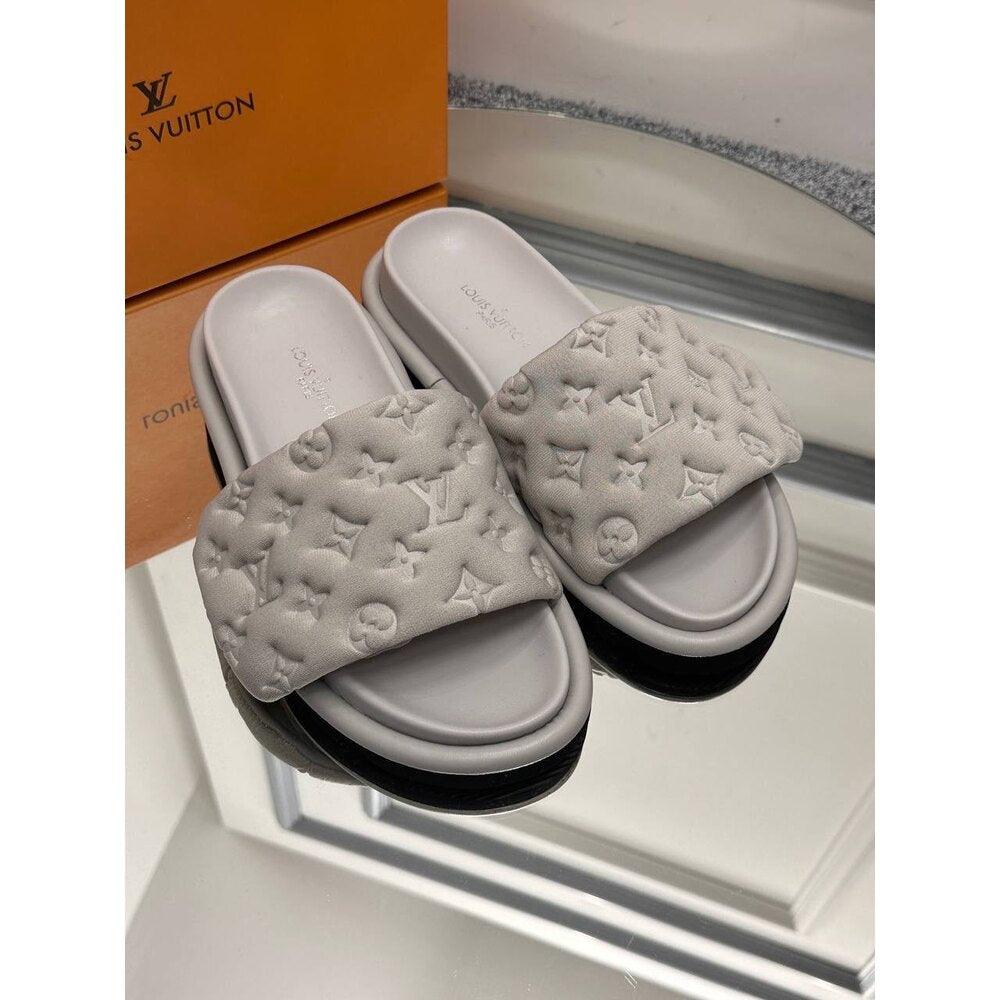 LV Puff Slippers Glimmer of Luxury