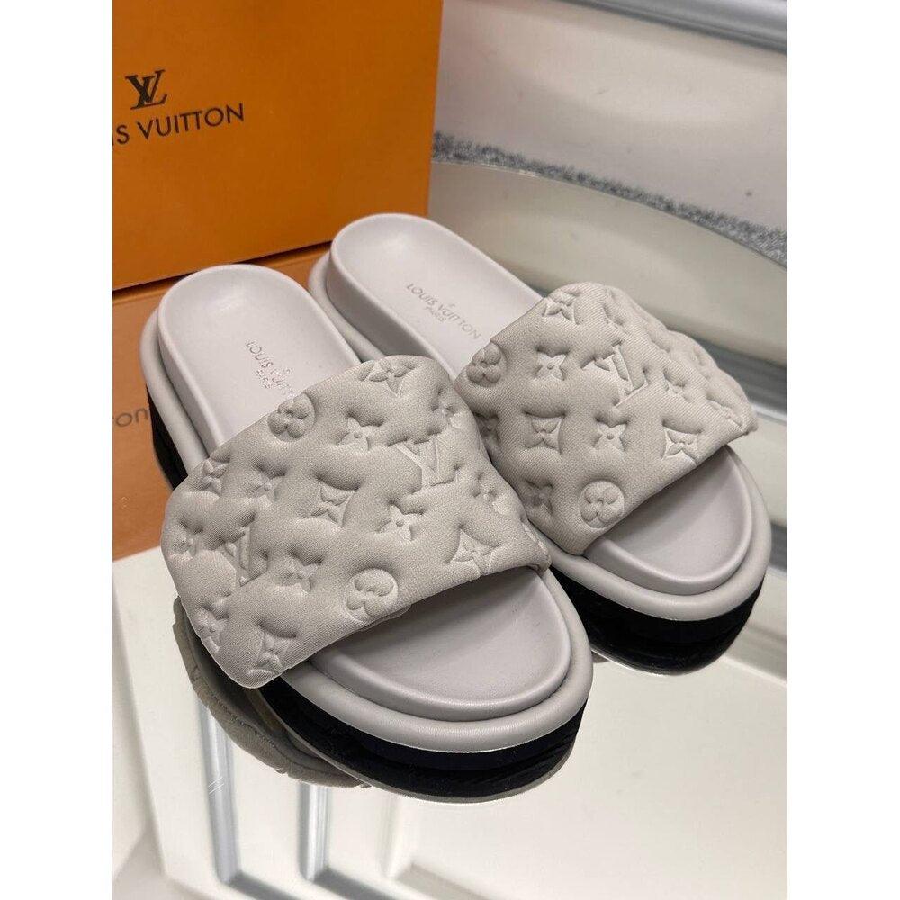 LV Puff Slippers - Glimmer of Luxury