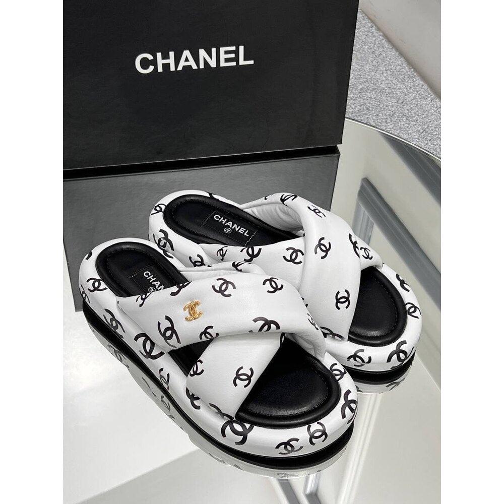 CHANEL | Casual Style Street Style Logo Sandals - Glimmer of Luxury