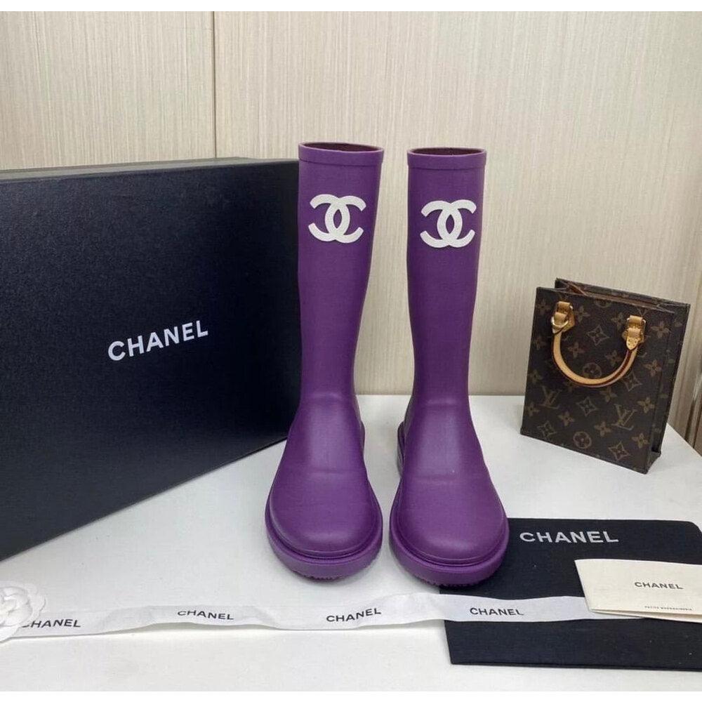 Chanel Couture-ified Wellington Boots - Glimmer of Luxury