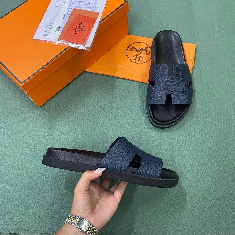 Hermes Izmir Sandal Lacivert - Glimmer of Luxury