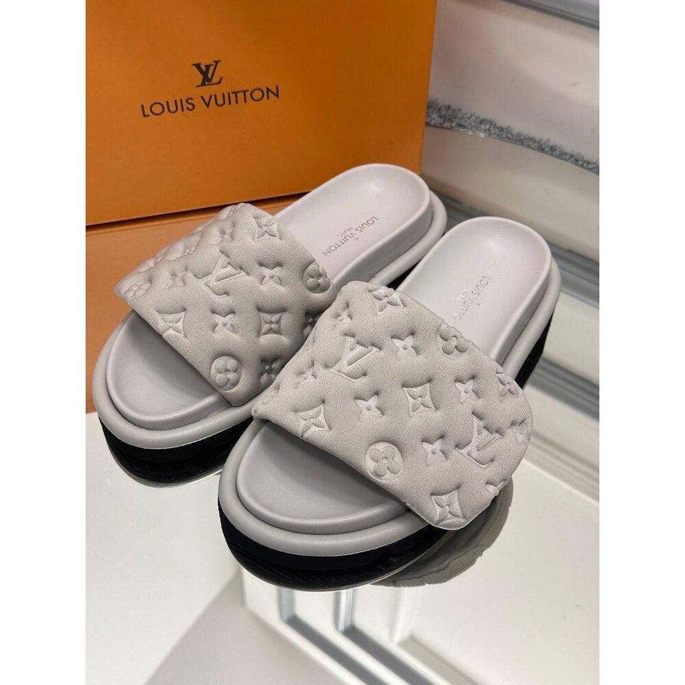 LV Puff Slippers - Glimmer of Luxury